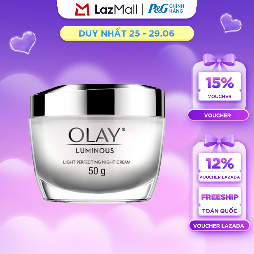 Kem Dưỡng Ban Đêm OLAY LUMINOUS Dưỡng Sáng Da Hũ 50G