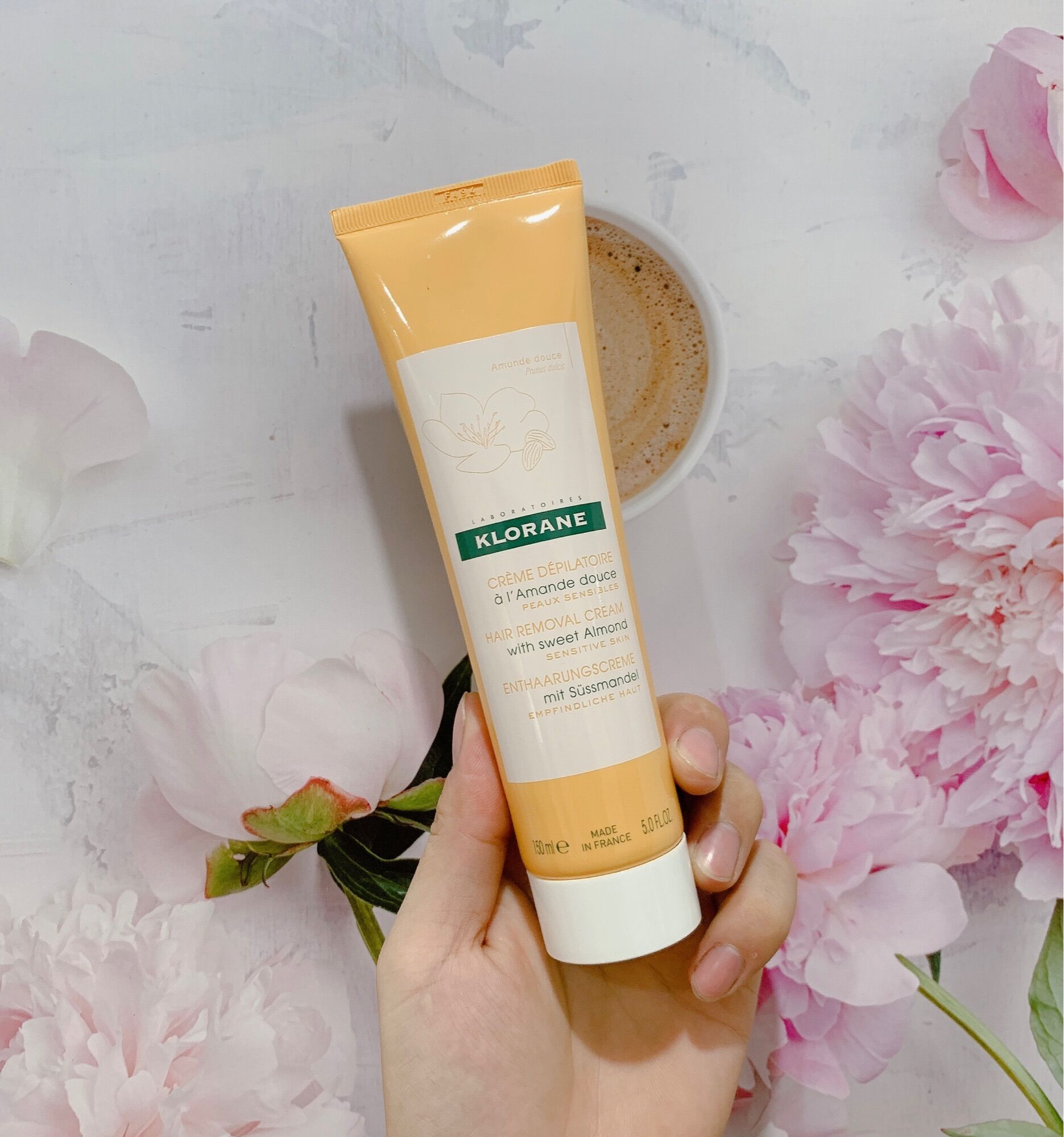 Kem tẩy lông body Klorane 150ml