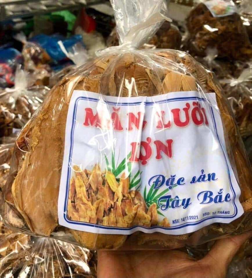 Măng lưỡi lợn, măng củ khô sạch 500G