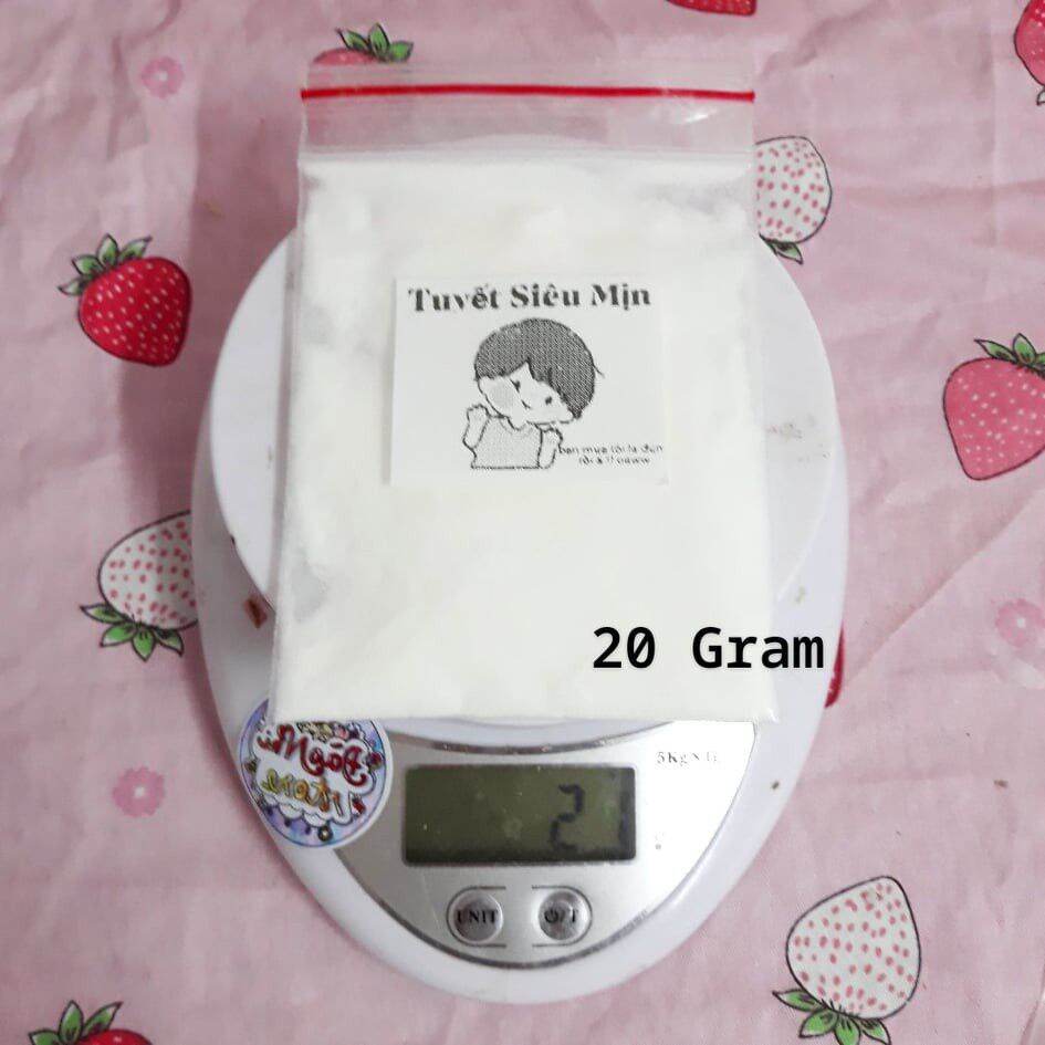 Tuyết siêu mịn làm slime hoặc làm slime mây siêu tơi/snow làm slime,tuyết nhân tạo