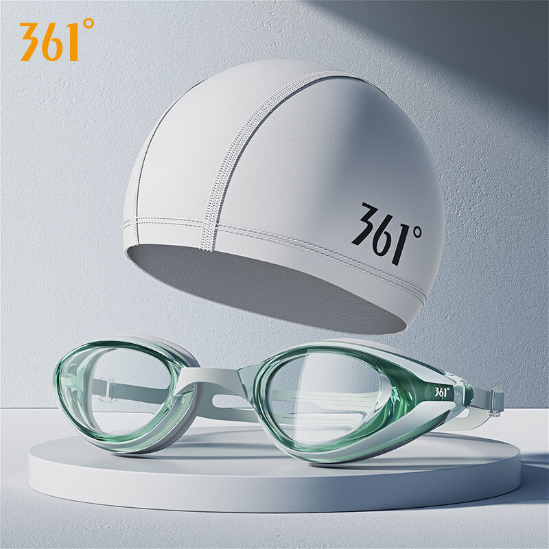 Kính bơi 361 ° kính bơi cận thị chống nước chống sương mù hd cho nữ kính bơi gọng nhỏ cho nam bộ mũ bơi kính mắt bơi