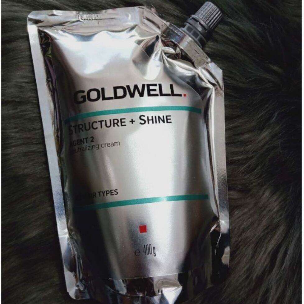 Thuốc duỗi, dập Goldwell Straight'n Structure Shine 400ml