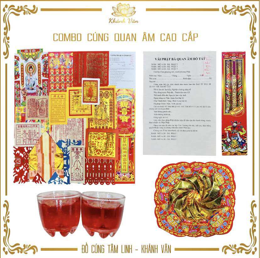 Giấy Cúng Quan Âm - Cúng Bà