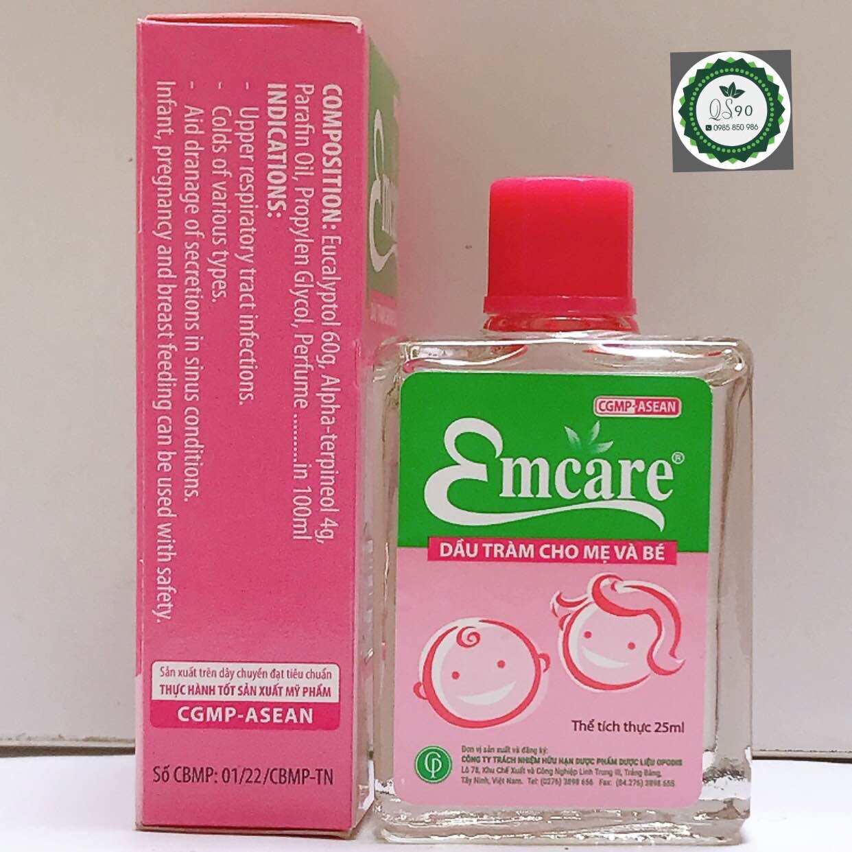 Dầu Tràm Cho Em Bé Emcare 1 chai 25ml