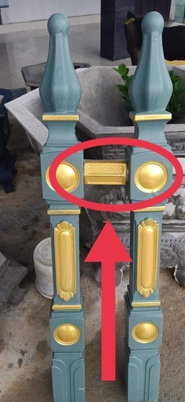Khuôn Nối Cột Hàng Rào 6 Đốt