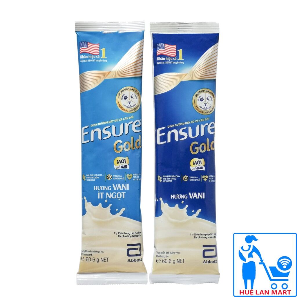 Combo 2 gói sữa bột ensure gold 60.6g