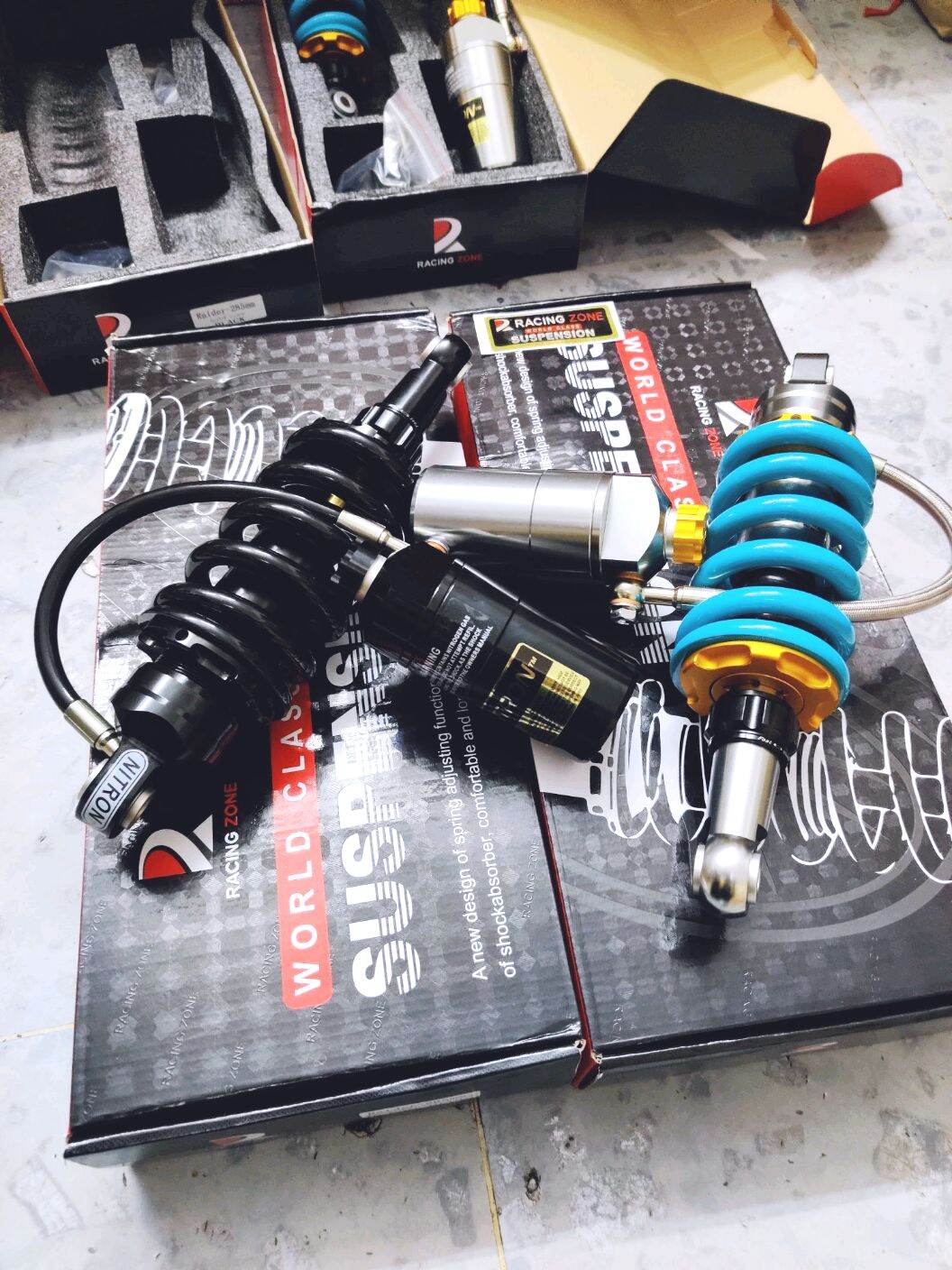[HCM]Phuộc NITRON bình dầu dành riêng cho Raider Satria
