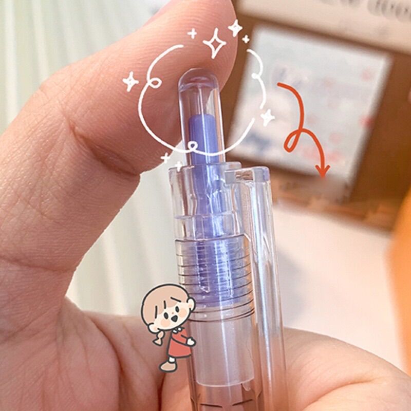 Dao cắt khắc sticker washi dạng bút bấm Diy