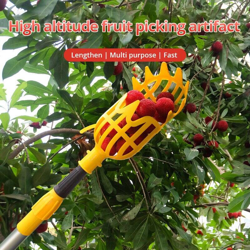 Go Travel VN Trang trại vườn chọn devicegarden công cụ sâu giỏ trái cây picker đầu thuận tiện trái cây Catcher táo đào chọn