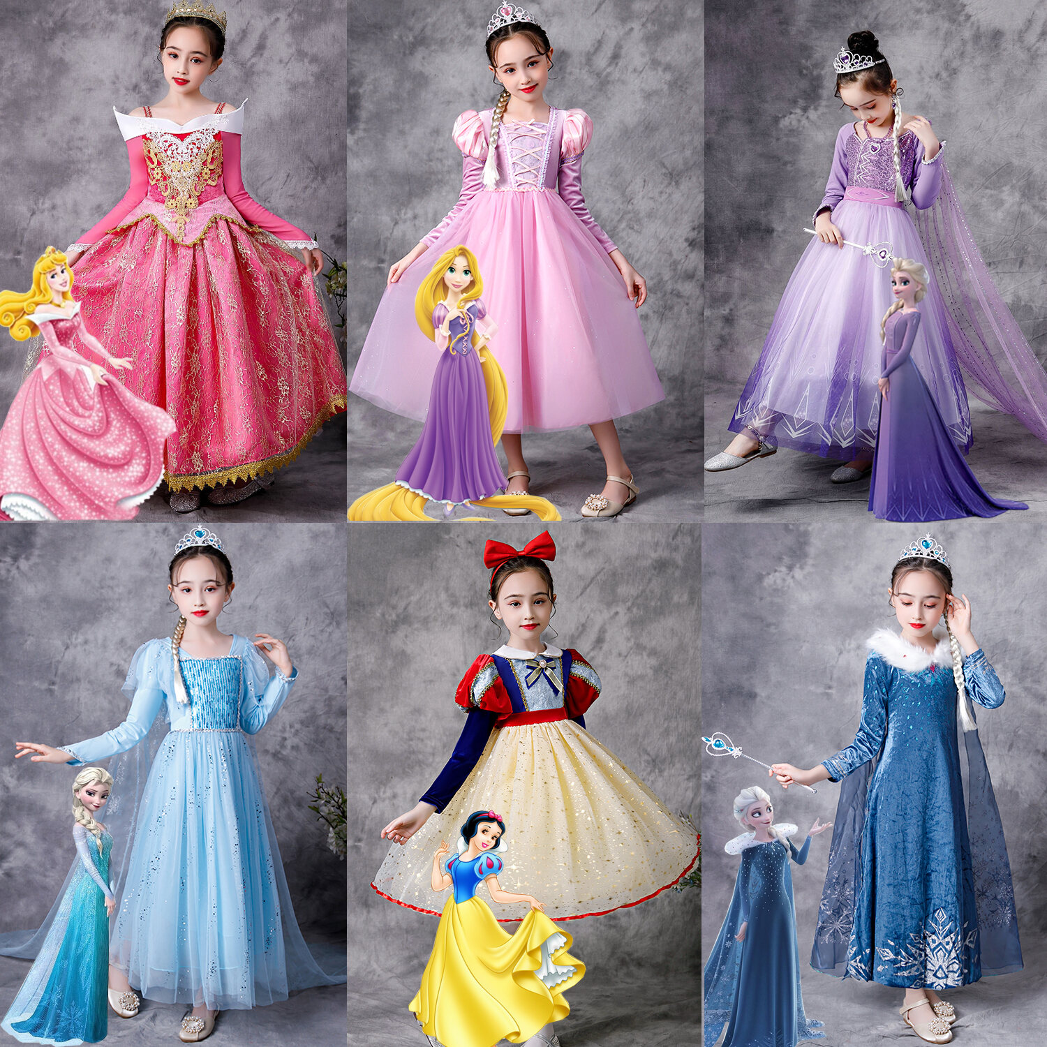 Váy Nữ hoàng Elsa Cosplay Elsa Anna Girls  Mẫu mới nhất 2020 Frozen 2 Cho  bé