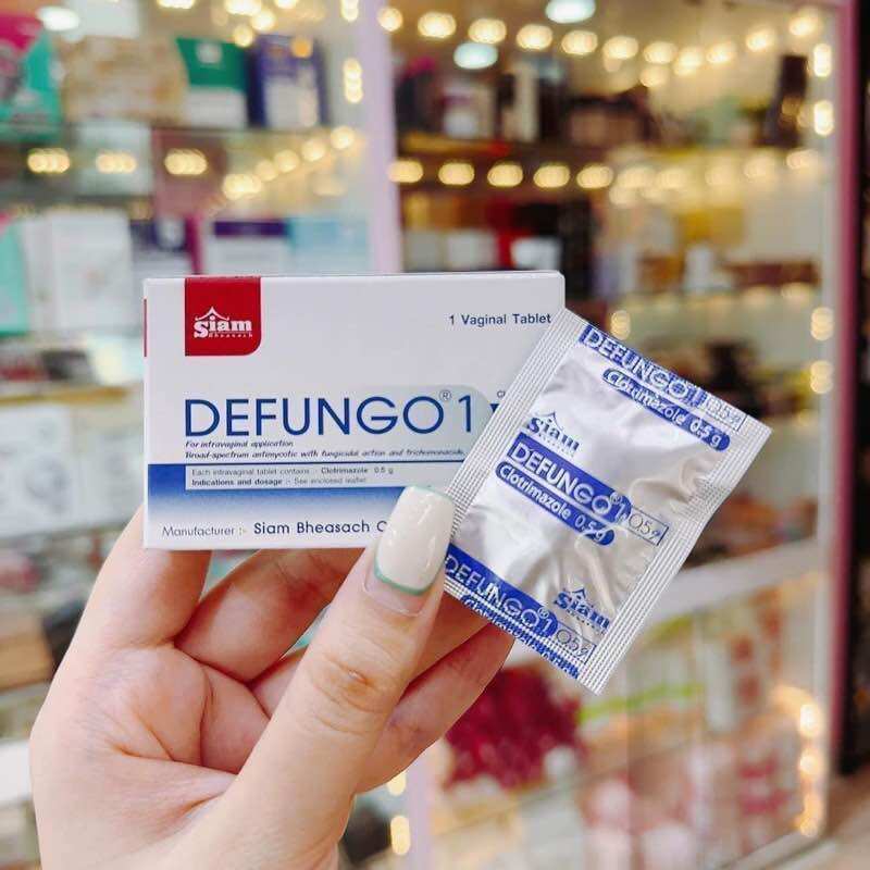 Viên Đặt Phụ Khoa DEFUGO Thái Lan 1 viên duy nhất giảm các tình trạng viêm nhiễm phụ khoa