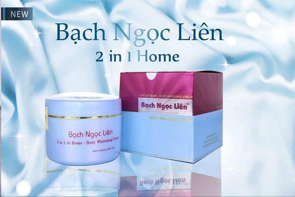 Kem body trắng da bạch ngọc liên 2in1 xanh