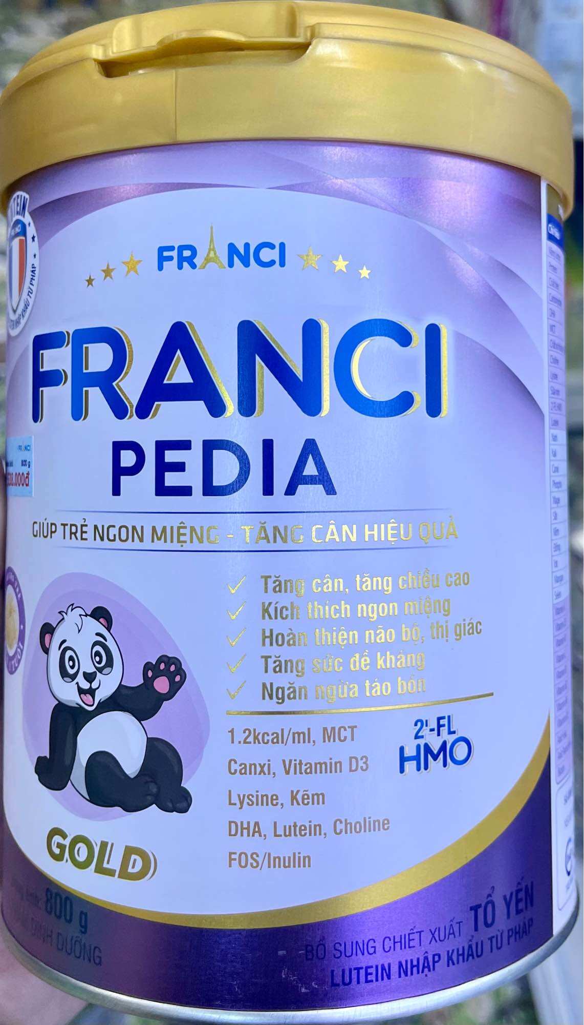 Sữa Franci pedia lon 800g
