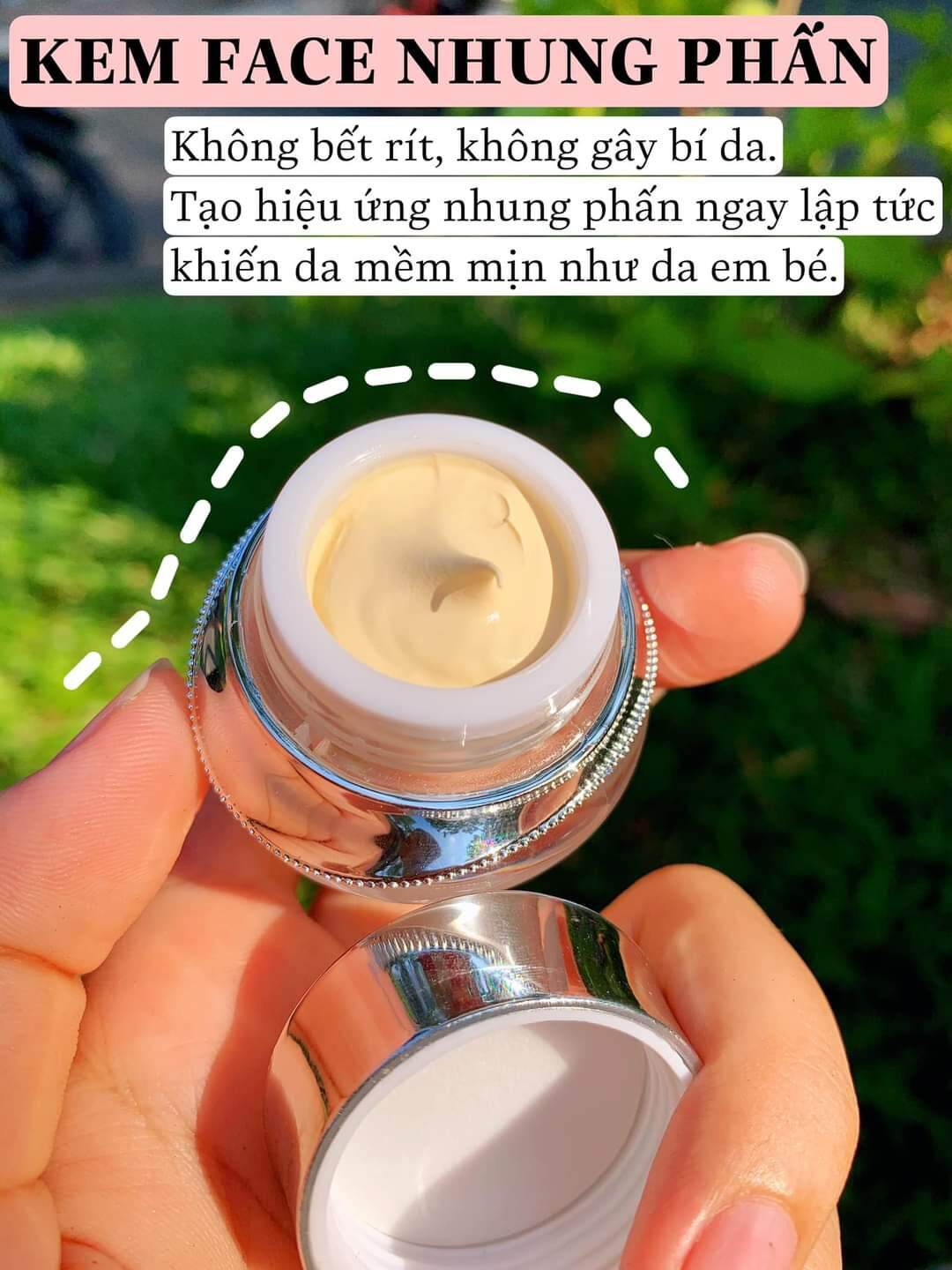 Kem Face Nhung Phấn Cao Cấp Dưỡng Trắng Da