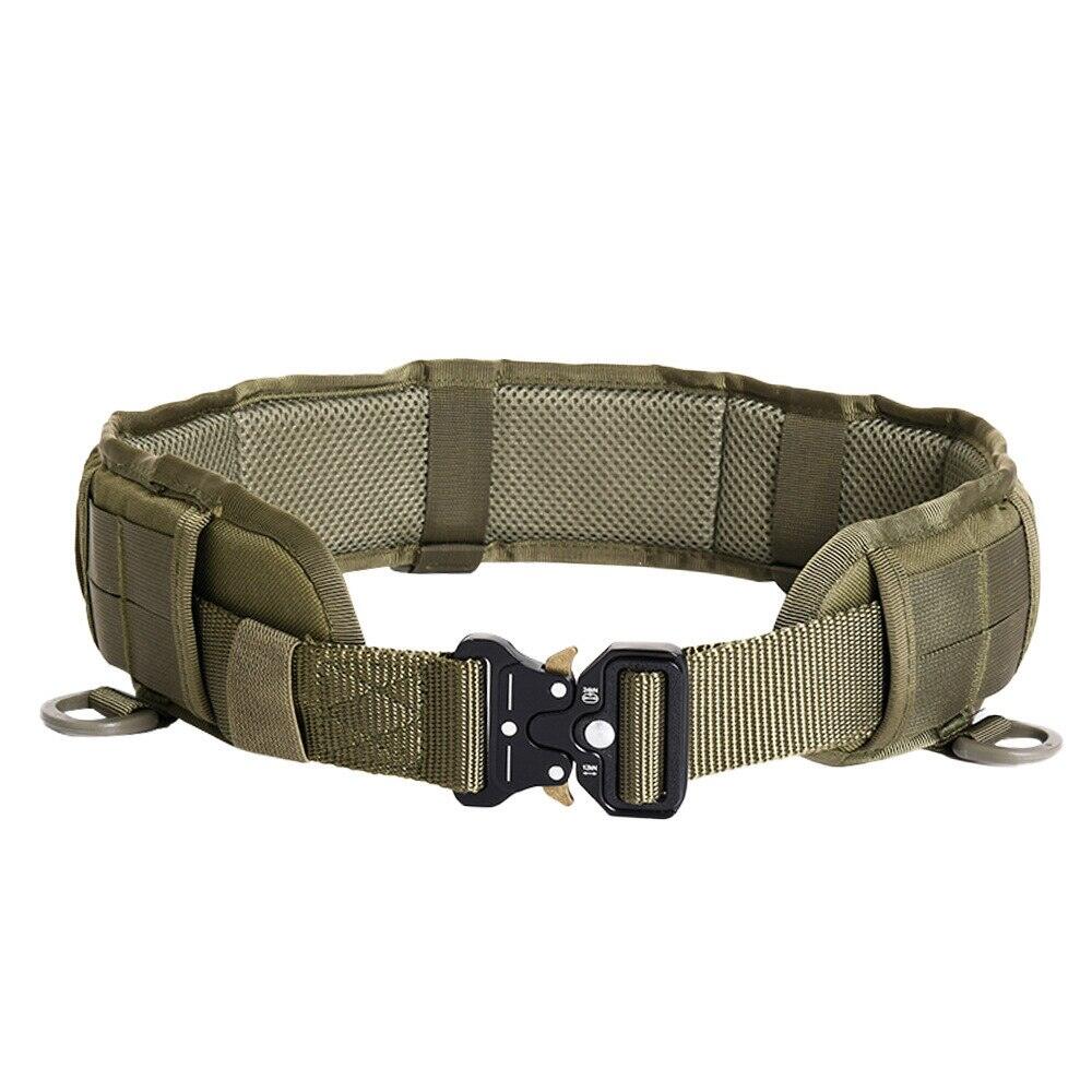 Nam chiến thuật đai đa năng nylon vải thắt lưng có khóa chất lượng cao thể thao ngoài trời unisex viền