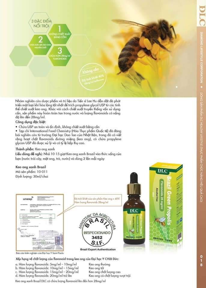 [HCM]KEO ONG GREEN PROPOLIS - BRAZIL