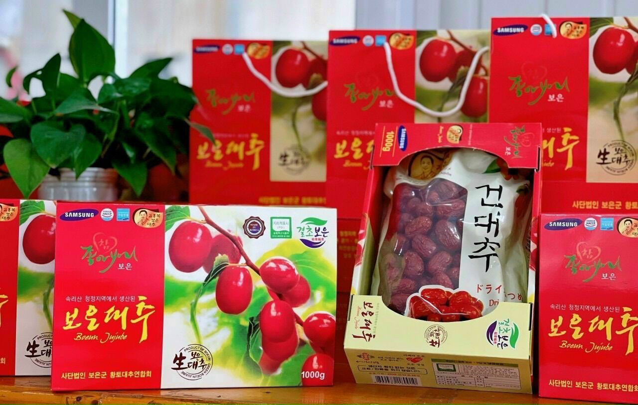 Táo đỏ hàn quốc hộp 1kg