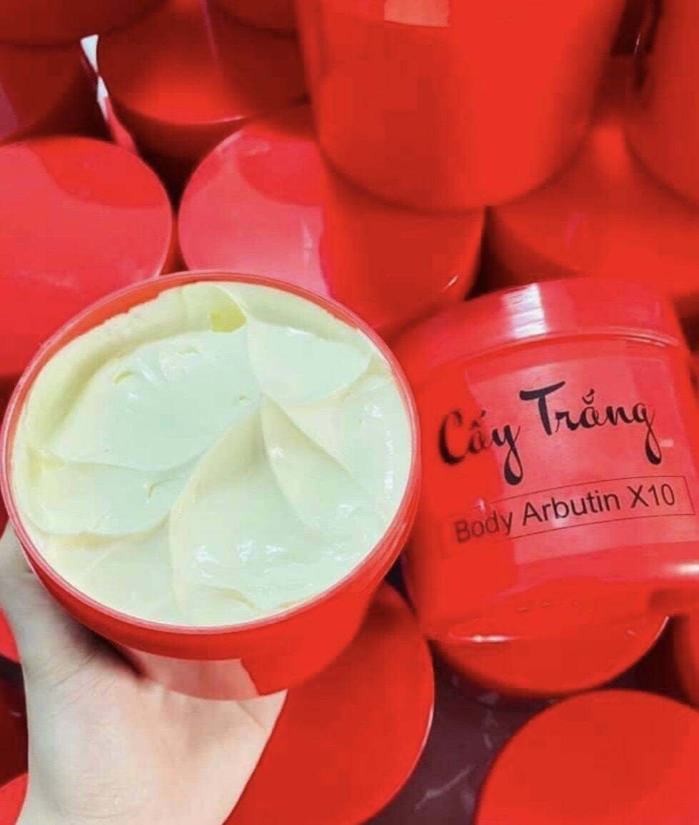 Kem cấy trắng body arbutin x10