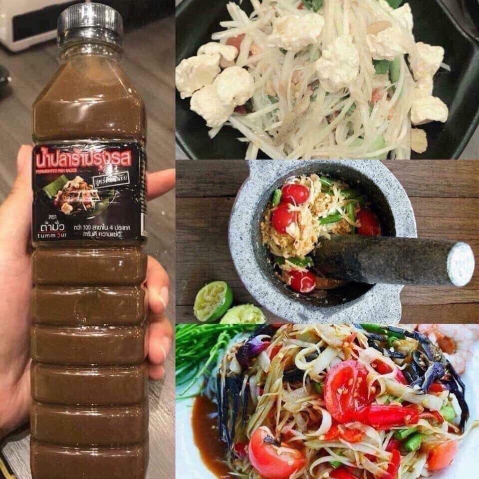 Mắm trộn gỏi đu đủ thái lan siêu ngon