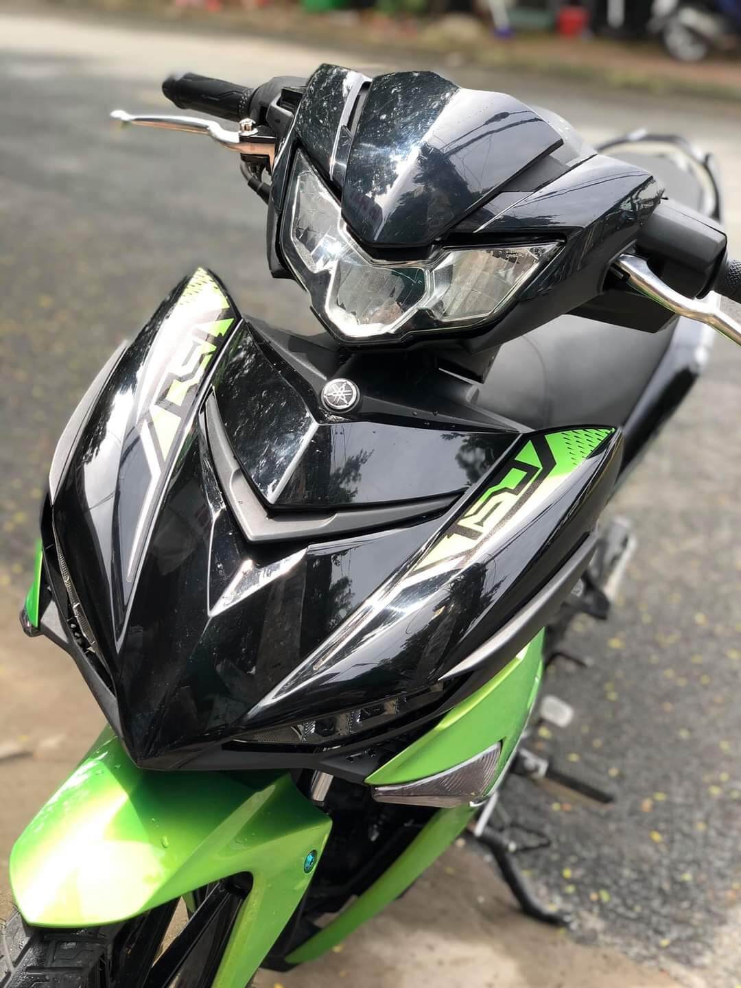 tem rời exciter 150 xanh đen