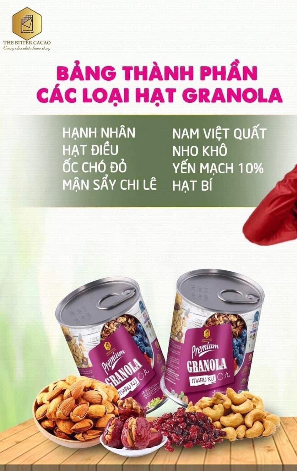 Ngũ cốc Granola Maru Ku ( hộp 500gr)
