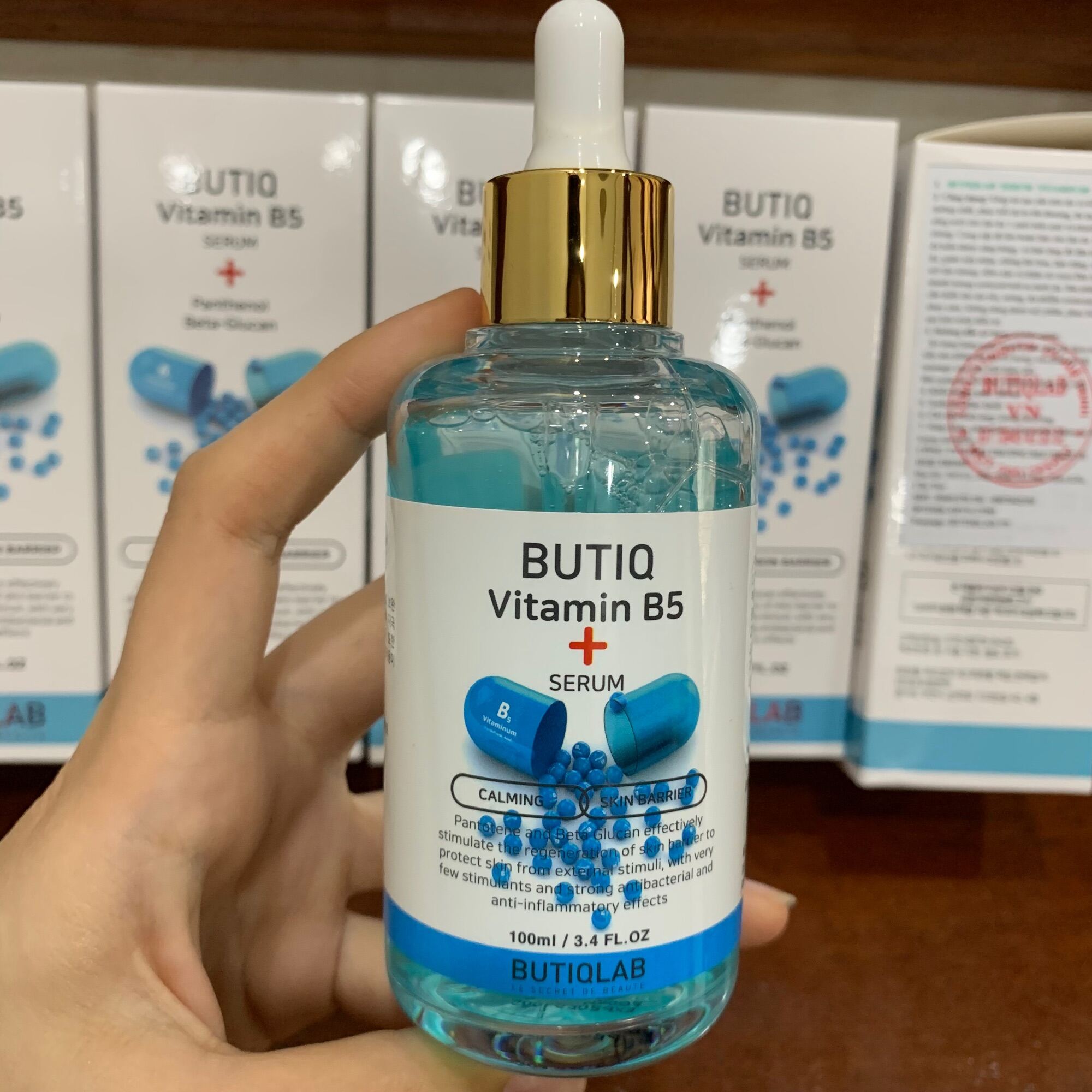 Serum Vitamin B5 BUTIQ Hàn Quốc Phục Hồi Căng Bóng Da