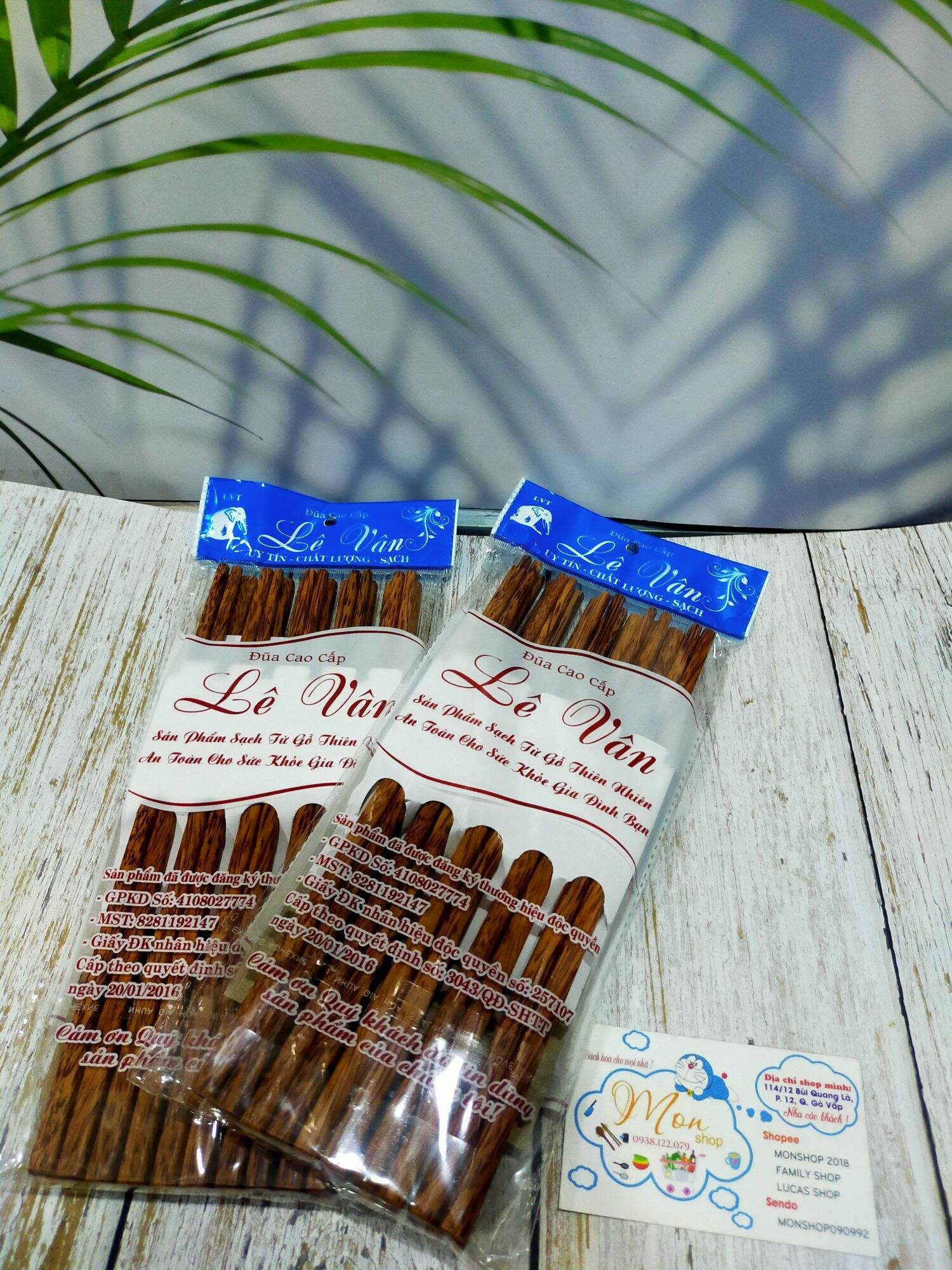 COMBO 2 CHỤC ĐŨA GỖ CAO CẤP"LÊ VÂN" MS*036