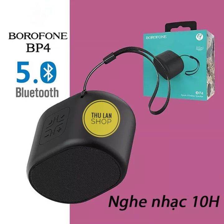 Loa bluetooth borofone BP4/loa bluetooth pin trâu/loa bluetooth borofone fullbox tặng móc treo