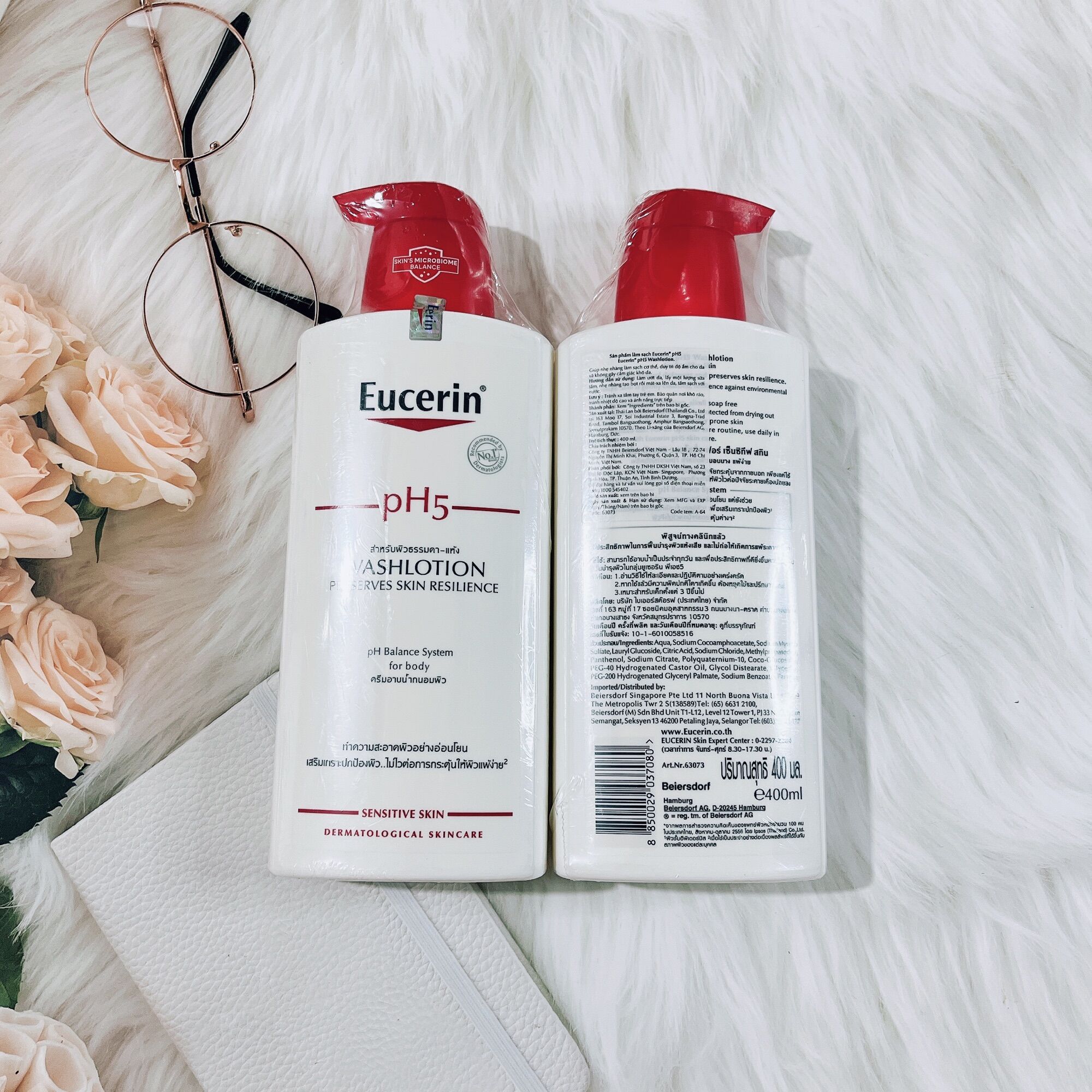 [Chính hãng] Sữa tắm Eucerin PH5 Washlotion 400ml