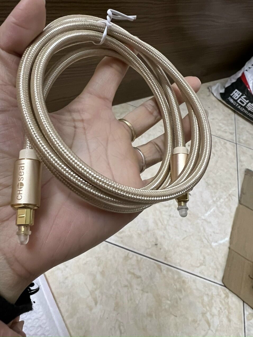 Dây quang audio optical chính hãng choseal(cao cấp mềm)