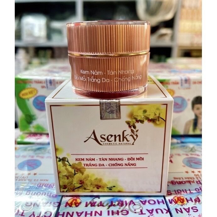 Kem asenky nám tàn nhang đồi mồi trắng da chống nắng 10g