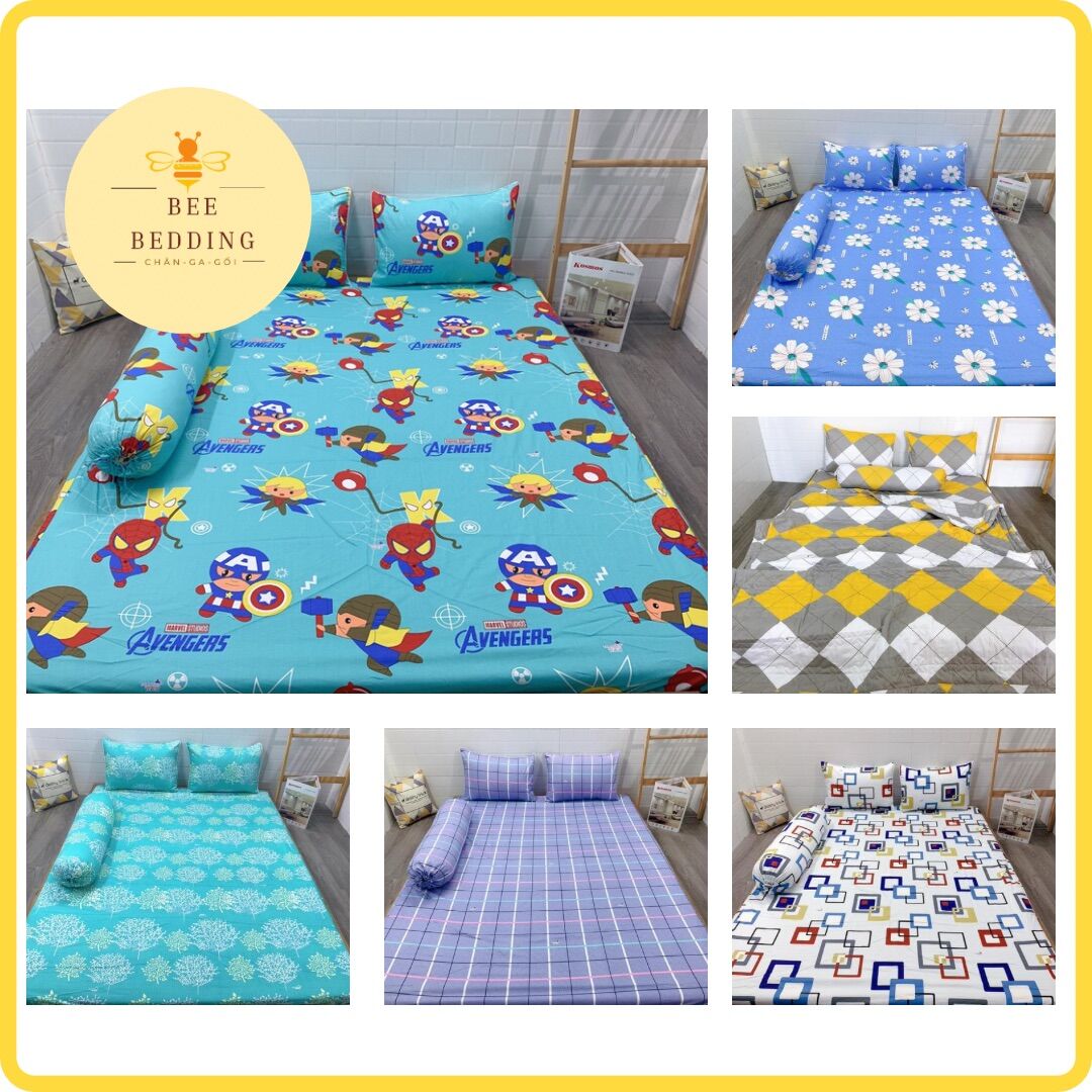 Ga lẻ 1m6x2m Cotton Thắng Lợi chuẩn logo (không áo gối, dùng cho nệm cao từ 3-15cm)