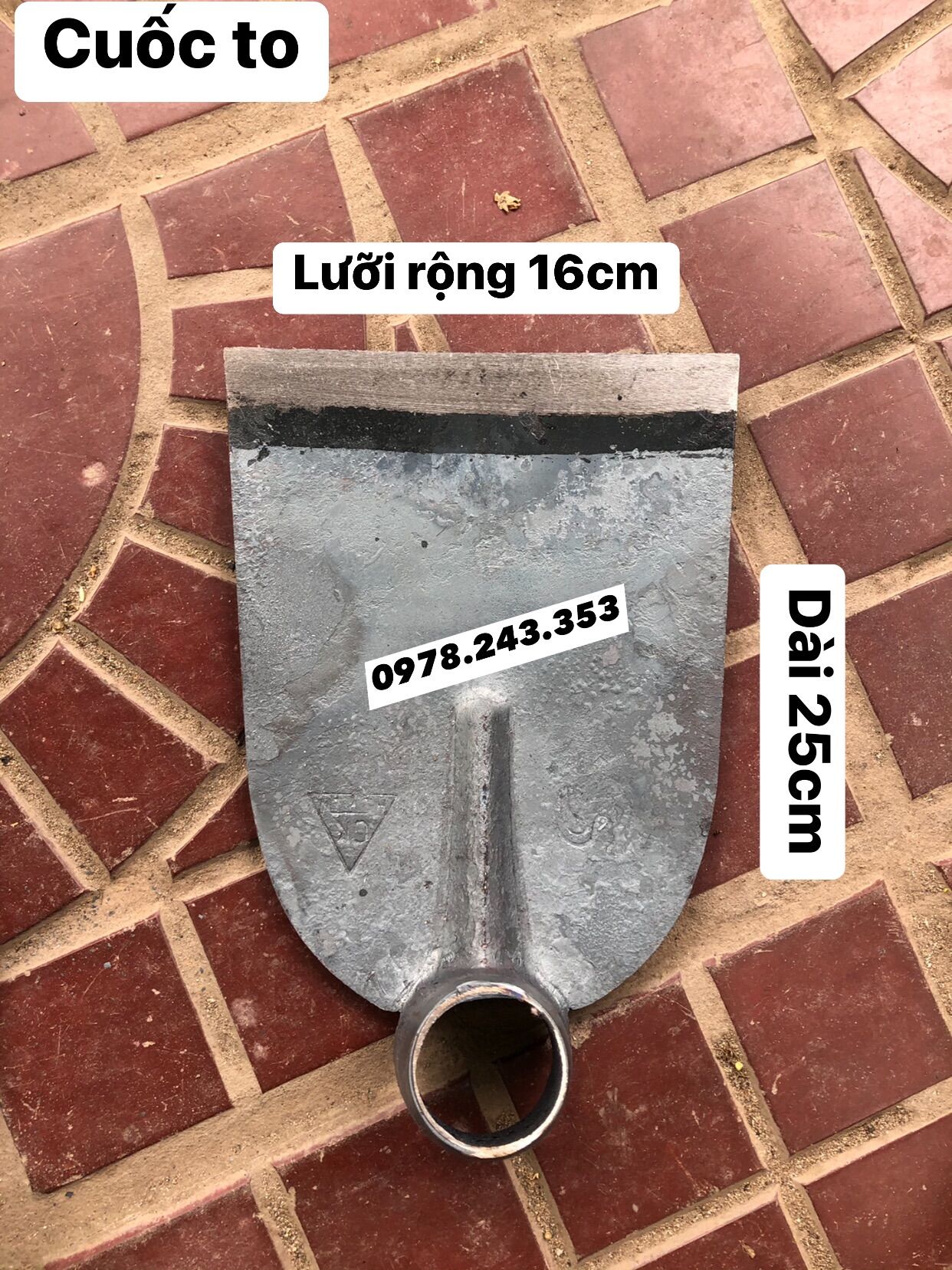 Cuốc đất dày dặn- cuốc loại đẹp hàng loại 1