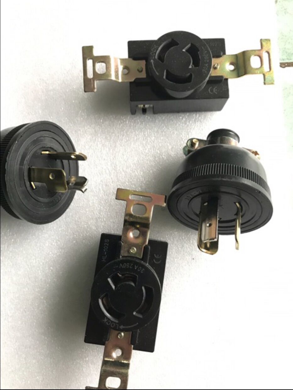 Phích cắm 3 cực, Phít cắm 3 chấu. Phít cắm, ổ cắm