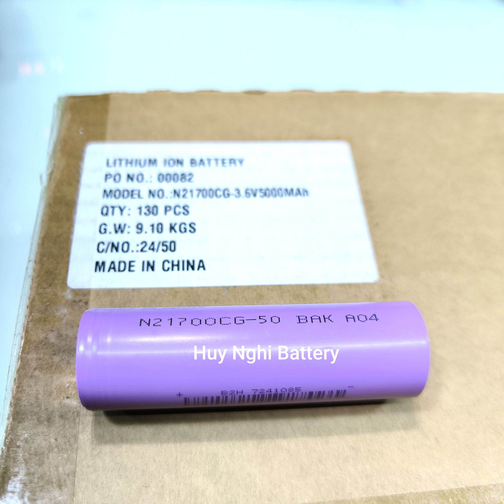 Pin BAK 21700 (N21700CG) Mới : Dung Lượng 5000mah / Xả Max 15a