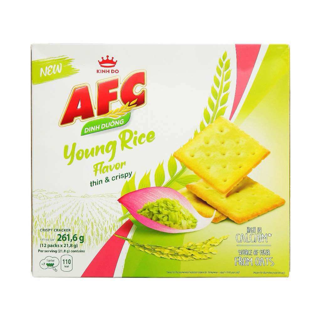Bánh AFC vị cốm non hộp 261.6g