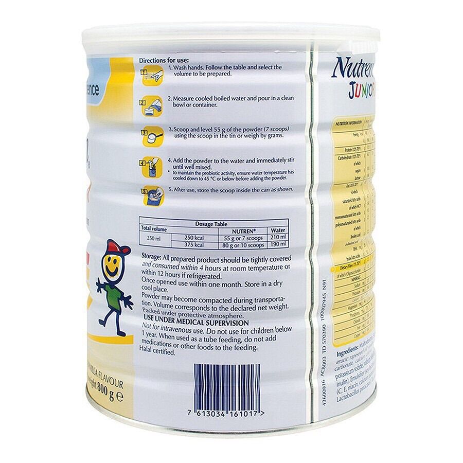 Sữa Bột Nestle Nutren Junior - Hộp 800g