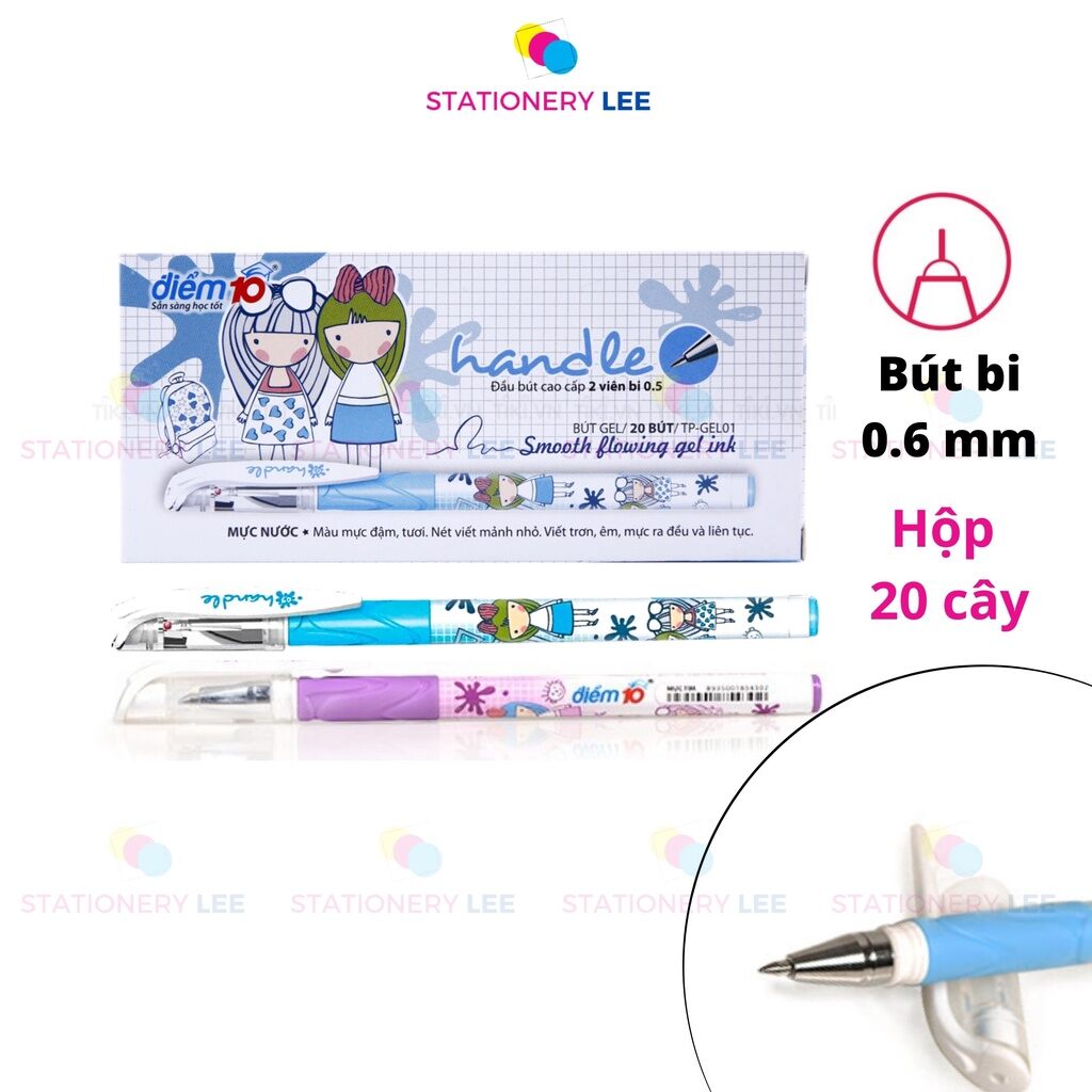 HỘP 20 BÚT GEL ĐIỂM 10 TP-GEL01