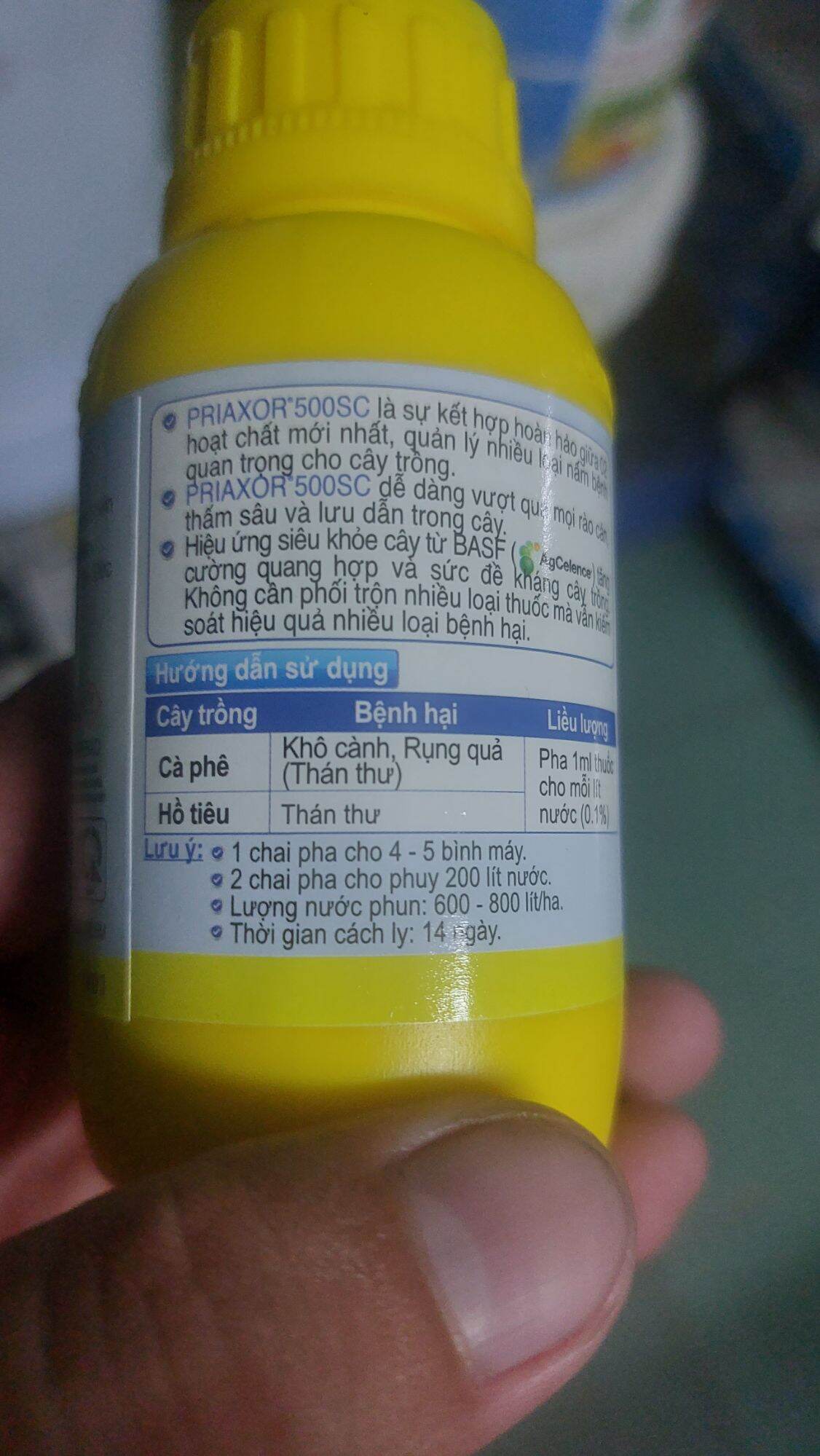 Thuốc trừ bệnh PRIAXOR 500SC 80ML