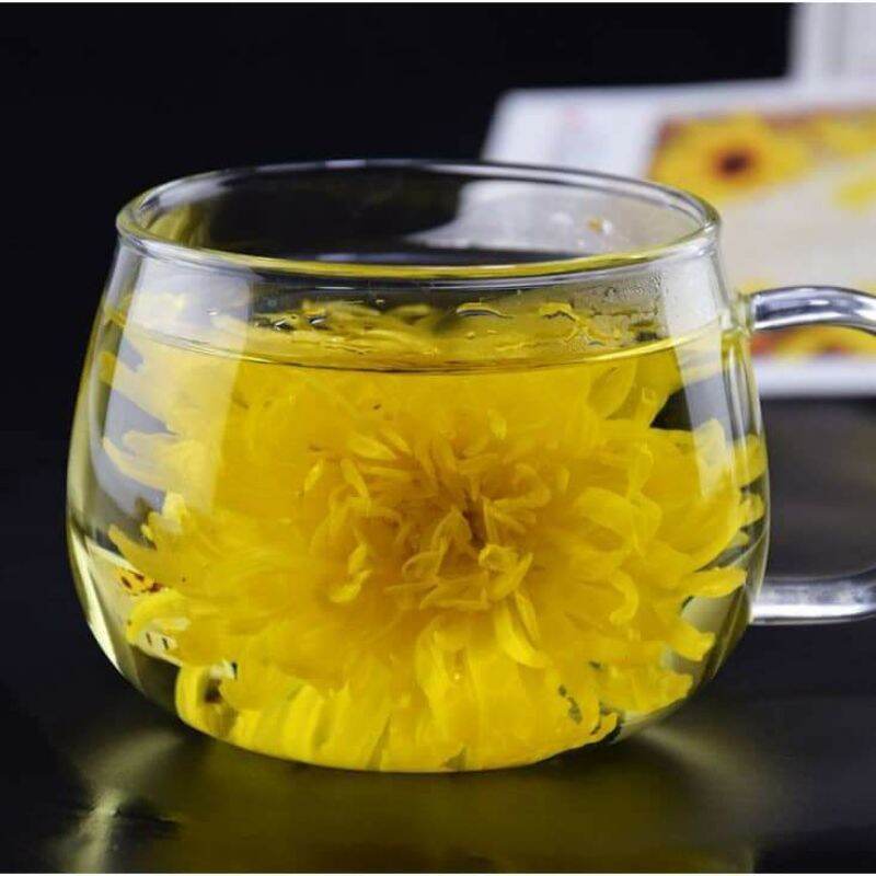 Trà Hoa Cúc Vàng Sấy Khô Loại 1( Thơm, Đẹp Như Hình )
