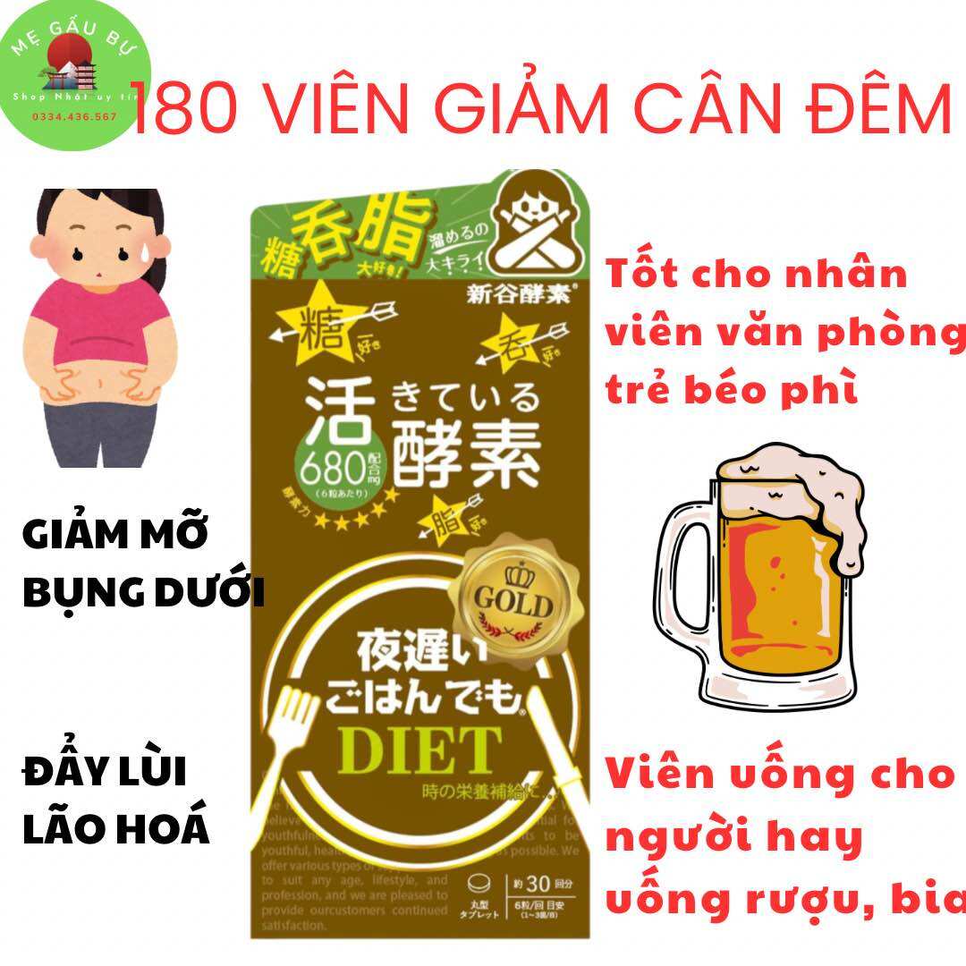Giảm cân Night diet Nhật 30 ngày