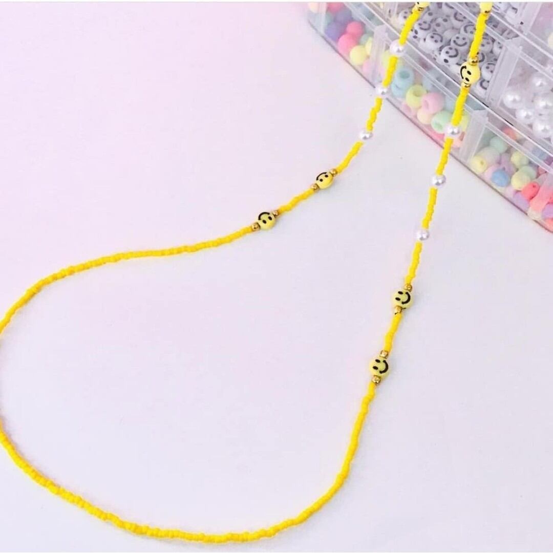 Dây đeo khẩu trang smile tone vàng