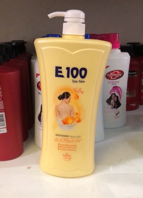 SỮA TẮM E100 SILKY Chai 1,2M Đủ 3 Màu