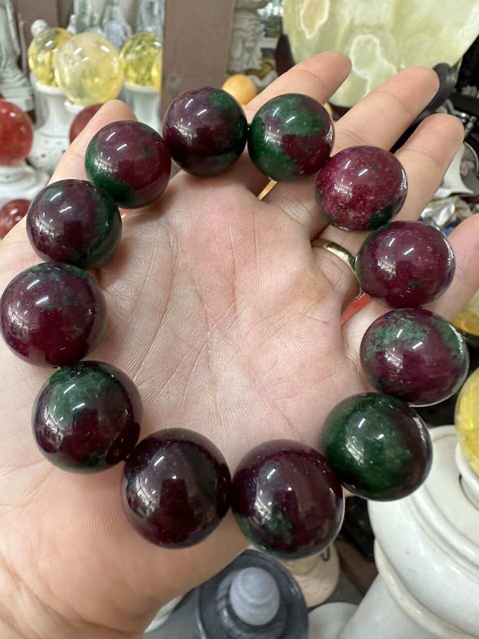 Vòng 20li đá ruby phi