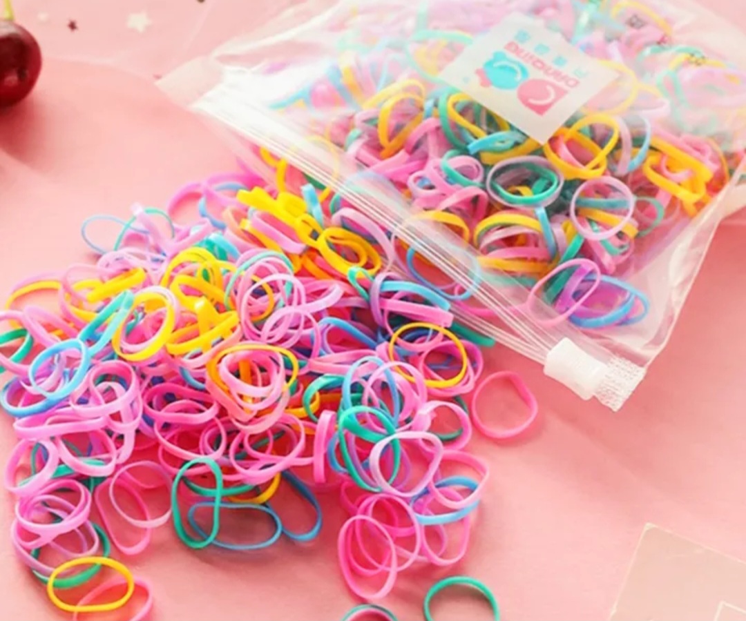 THUN CỘT TÓC CHO BÉ. ☆☆☆DÂY THUN CỘT TÓC ĐÀN HỒI ĐA NĂNG ( tặng kèm túi zip xinh xắn)