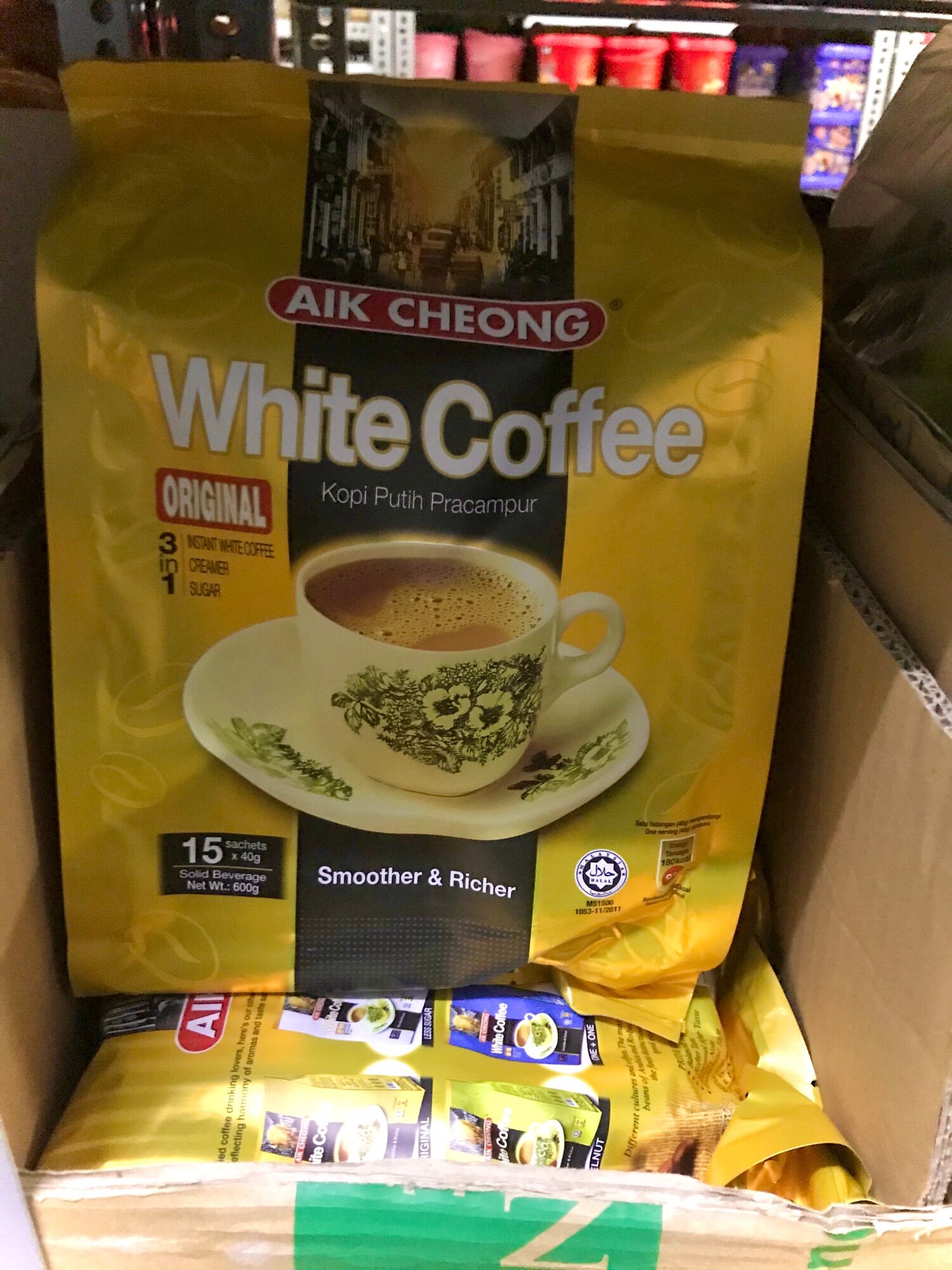 [hàng chính hãng]Cà phê trắng White Coffee AIK Original malaysia