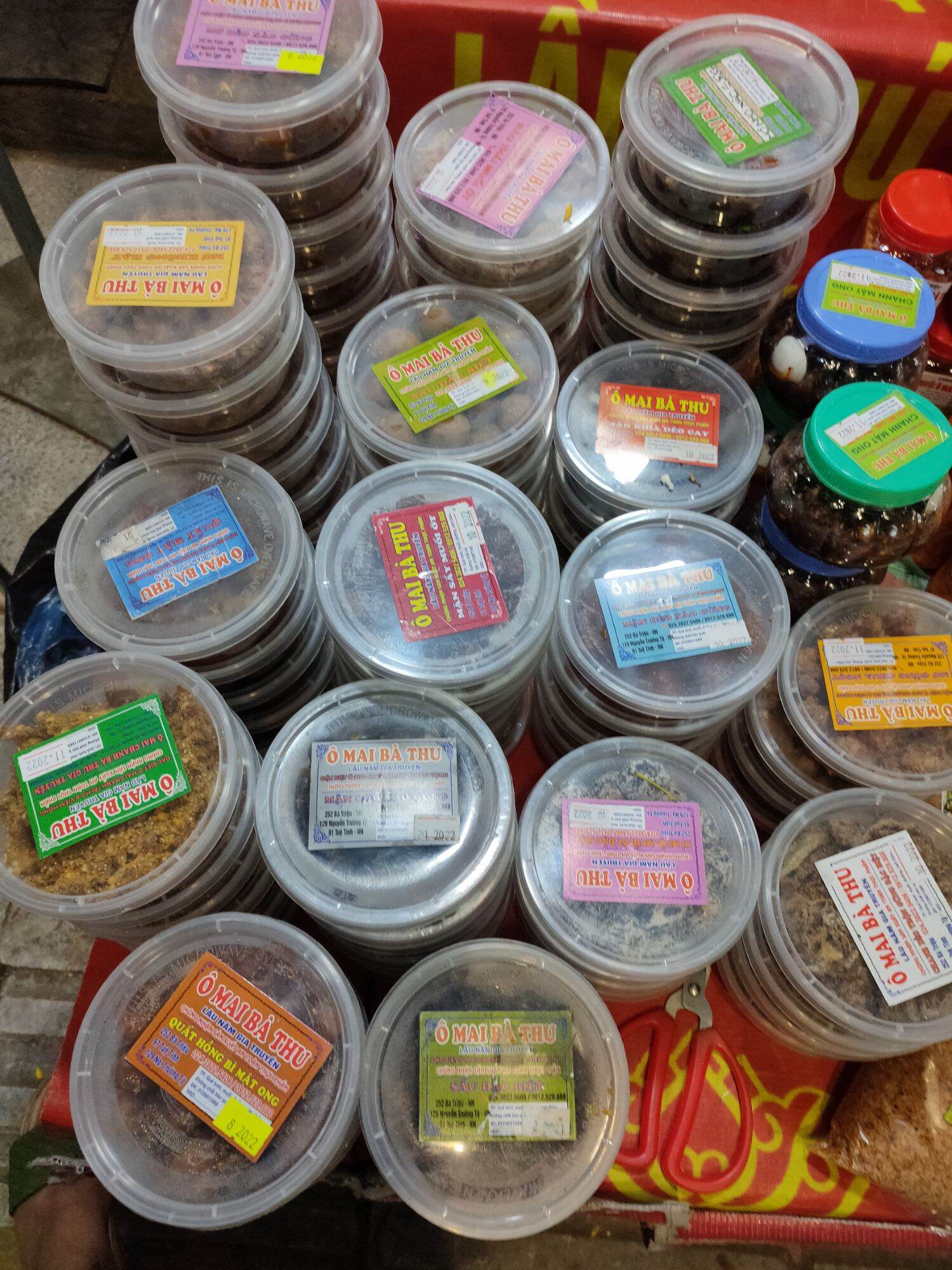 Ô mai mơ gừng vị chua cay mặn ngọt