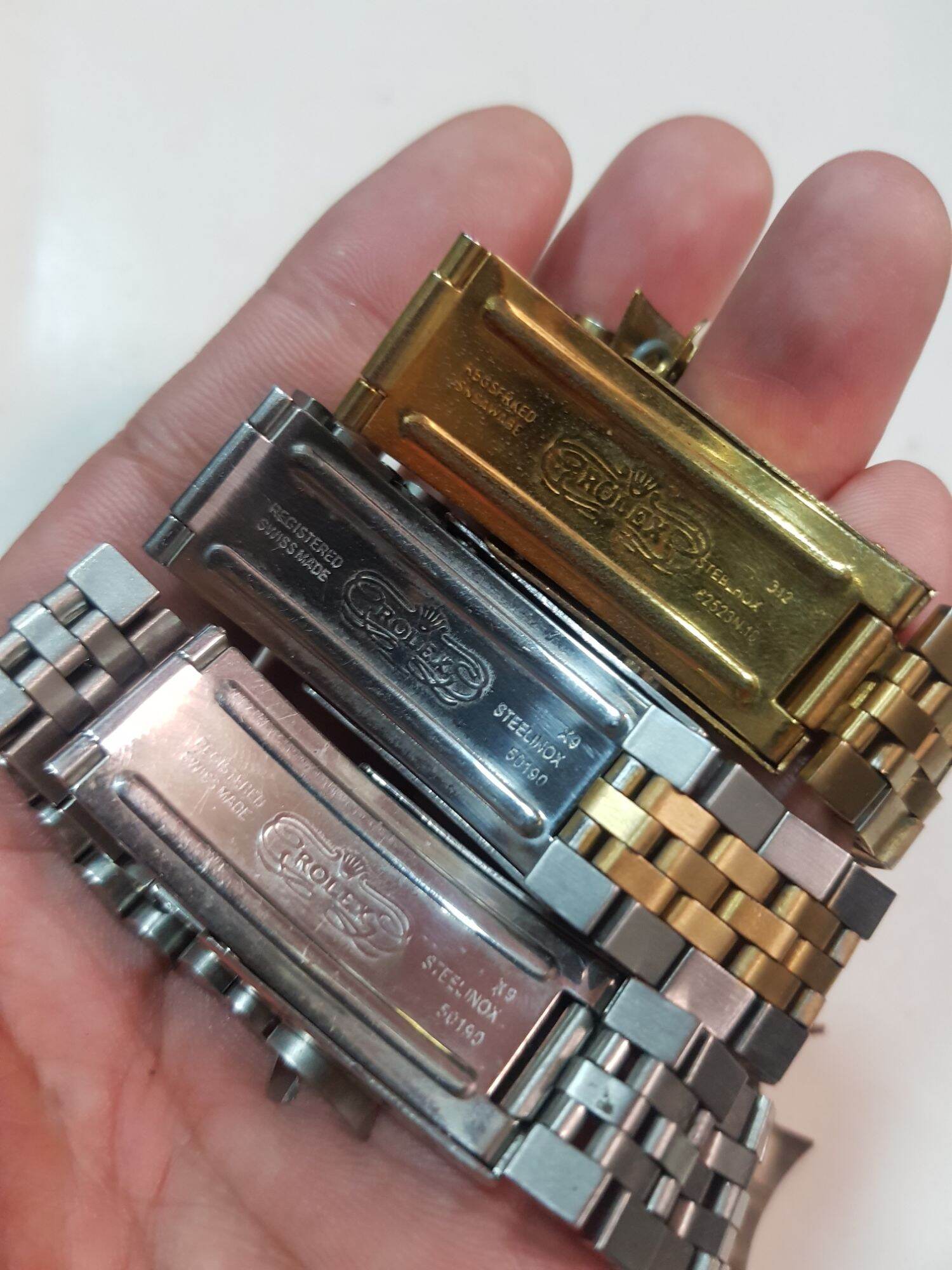 Dây đồng hồ ROLEX đúc đầu ôm 20