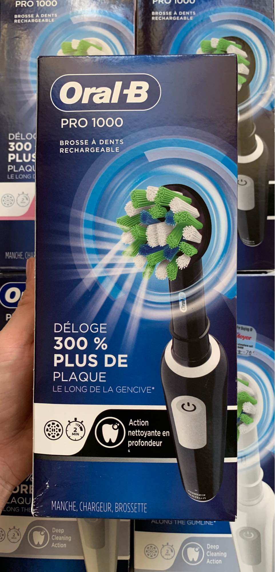 Bàn chải đánh răng điện oral-b pro 1000