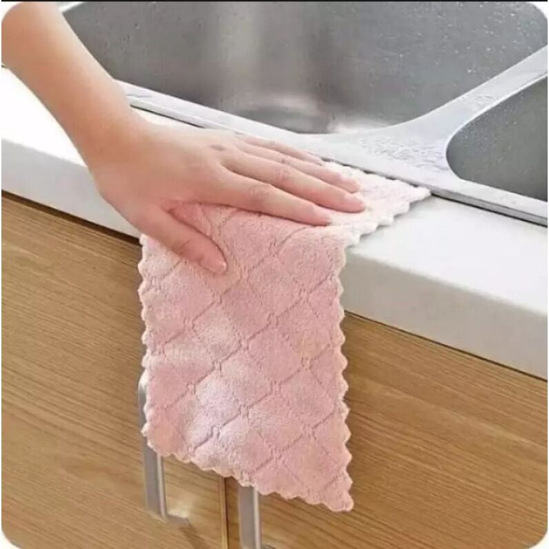 Combo 10 khăn lau bếp đa năng 2 mặt